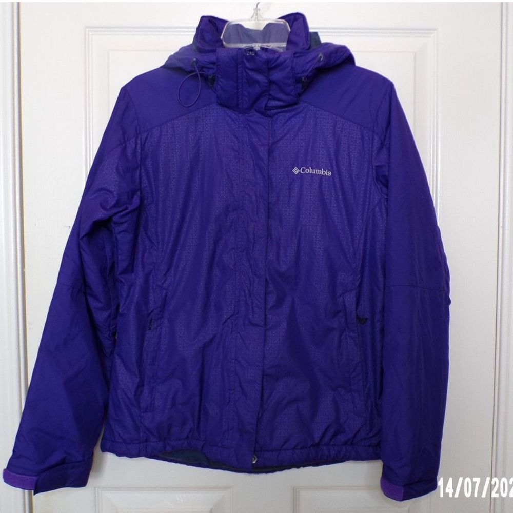 Columbia Gotcha Groovin Full Zip Hooded Purple Womens Jacket